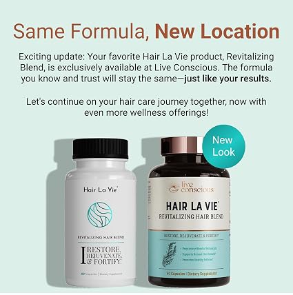 Hair La Vie Hair Growth Vitamins for Women – Biotin, Collagen & Saw Palmetto – 60 Capsules
