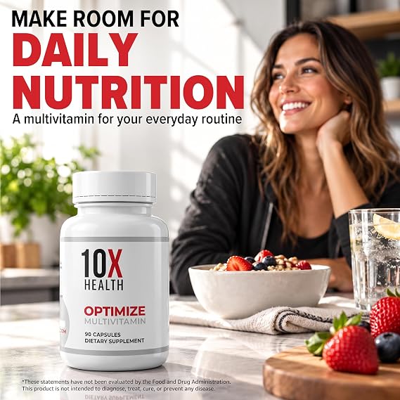 10X Health Methylated Multivitamin - 90 Capsules