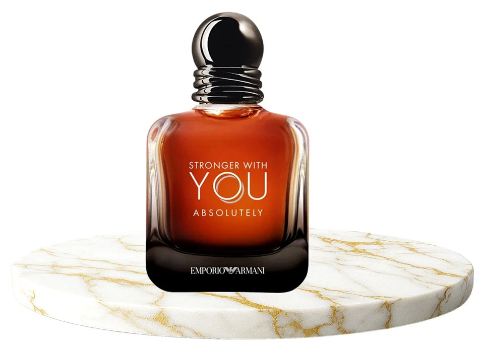 Stronger With You Absolutely by Giorgio Armani Eau De Parfum Spray 3.3 oz For M