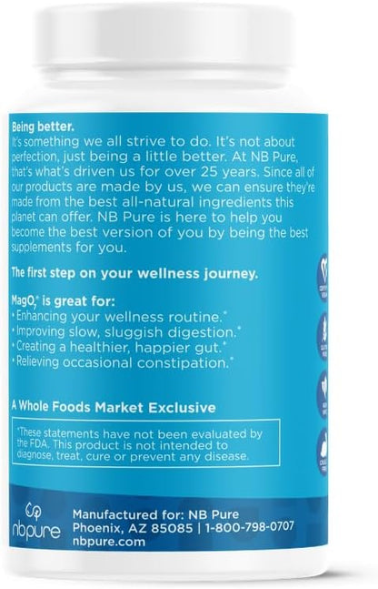 NBPure MagO7 – Natural Colon Cleanse, Constipation & Bloating Support – 100 Capsules