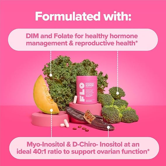 FLO Ovarian for Cycle Regularity – Myo & D-Chiro Inositol – 30-Day Supply