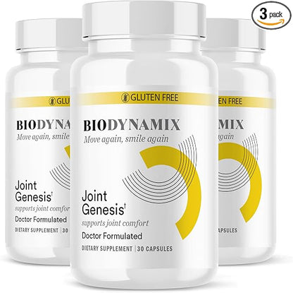Joint Genesis Joint Support Formula – 3 Pack, 30-Day Supply, Joint Comfort & Flexibility