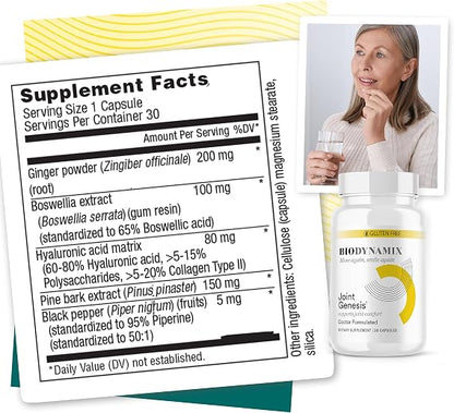 Joint Genesis Joint Support Supplement with Mobilee & Boswellia – 30-Day Supply
