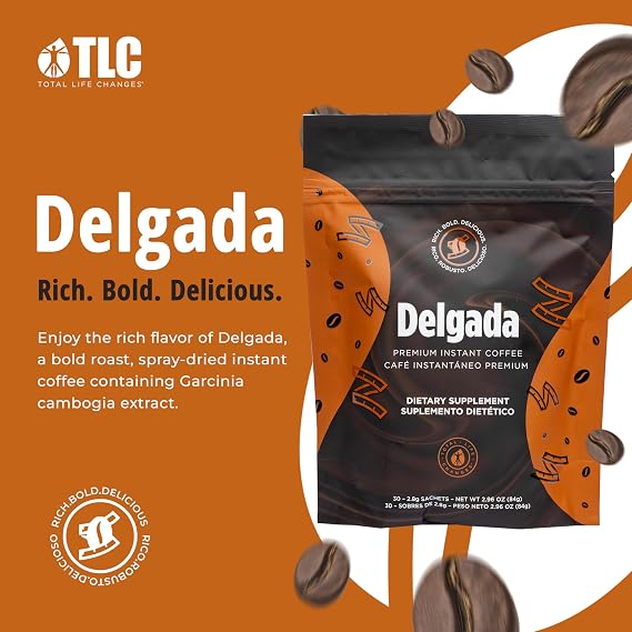 Total Life Changes - Delgada Instant Coffee - 30 Sachets