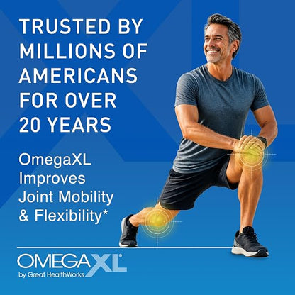 OmegaXL Joint Support Supplement, 120 Count