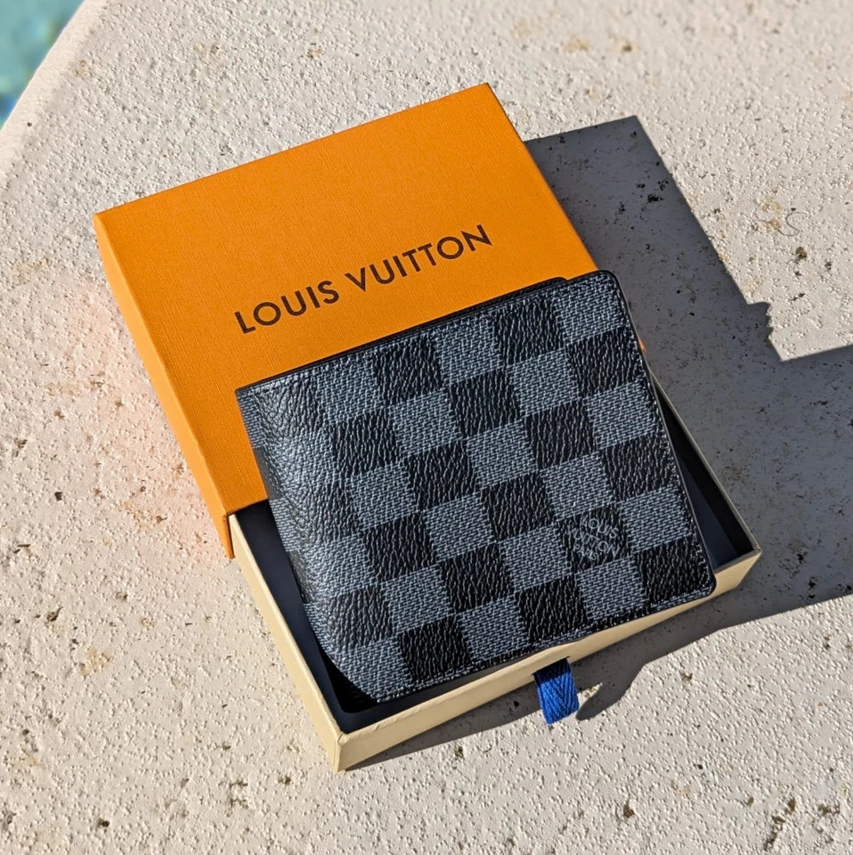 Louis Vuitton Multiple Bifold Wallet Damier Graphite Canvas