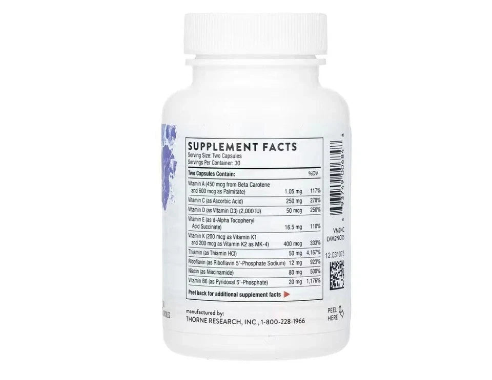 THORNE, NUTRIENTS BASIC 2/DAY, 60 CAPSULES