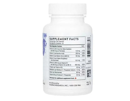THORNE, NUTRIENTS BASIC 2/DAY, 60 CAPSULES