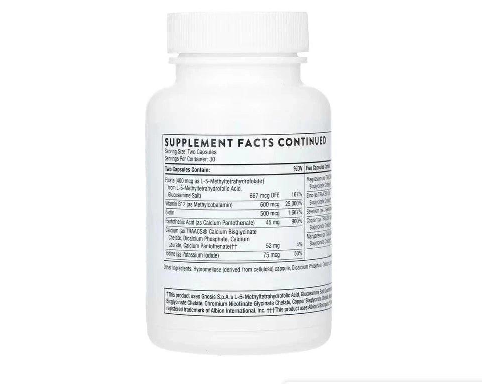 THORNE, NUTRIENTS BASIC 2/DAY, 60 CAPSULES