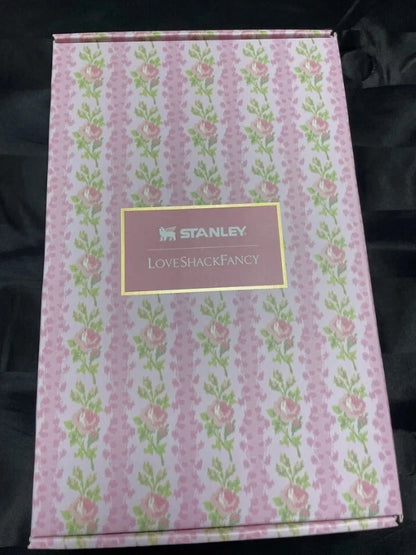 Stanley X Love Shack Fancy Quencher 40oz Tumbler-🌸Rosa Beaux Pink NEW BOX