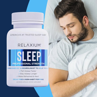 Relaxium Sleep Natural Dietary Supplement for Better Sleep 60 Capsules