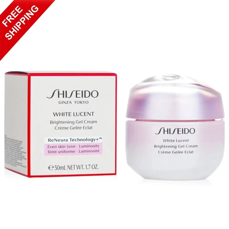 Shiseido White Lucent Brightening Gel Cream 1.7oz/50ml NEW BOX-Free USA Shipping