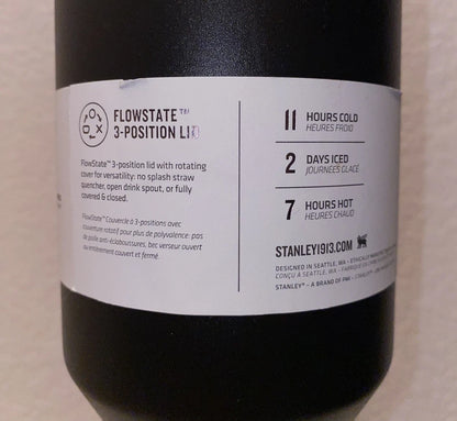 Stanley 40oz Quencher H2.0 Flowstate Tumbler- Black