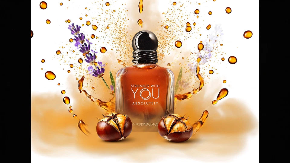 Stronger With You Absolutely by Giorgio Armani Eau De Parfum Spray 3.3 oz For M