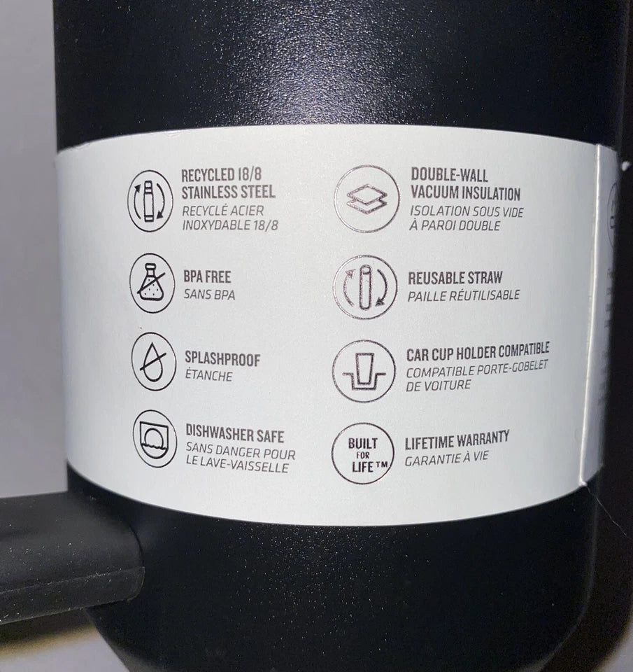 Stanley 40oz Quencher H2.0 Flowstate Tumbler- Black