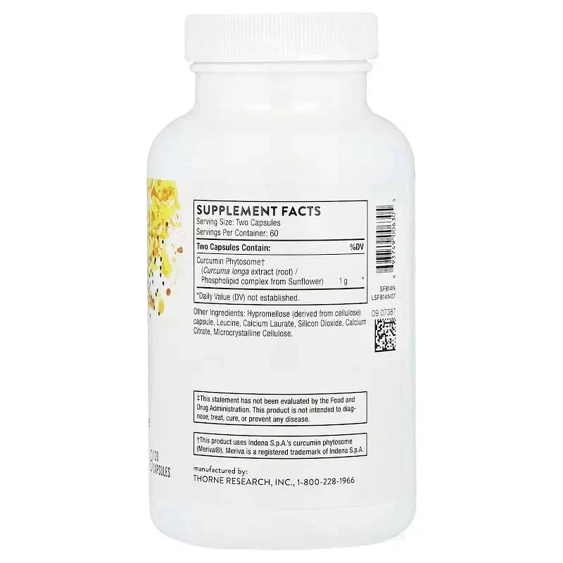 Thorne Research Meriva-SF Soy Sustained-released Curcumin Phytosome - 120 Count