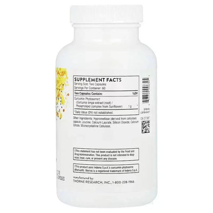 Thorne Research Meriva-SF Soy Sustained-released Curcumin Phytosome - 120 Count