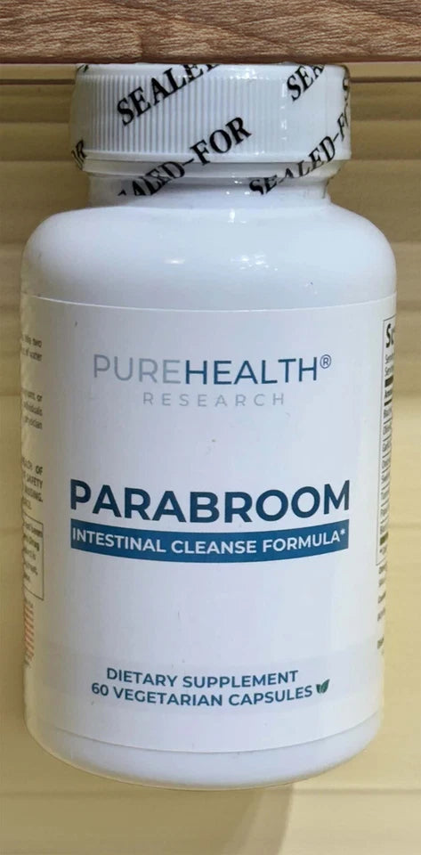 ParaBroom Intestine Support For Humans Para Broom by Pure Health 60 Capsules